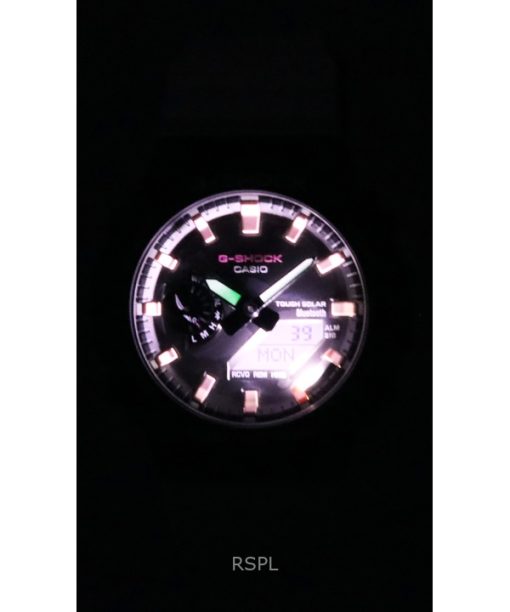 Casio G-Shock Analog Digital Charles Darwin Foundation Smartphone Link Black Dial Solar GA-B2100CD-1A7 200M Mens Watch