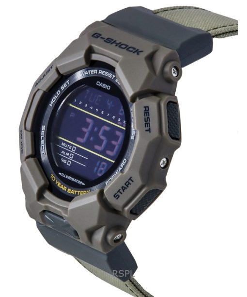 Casio G-Shock Digital Cloth Strap Quartz GD-010CE-5 200M Mens Watch
