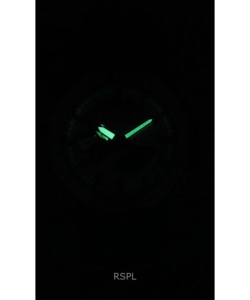 Casio G-Shock G-Steel Fine Metallic Tough Silicone Strap Grey Dial Quartz GM-2100YM-8A 200M Mens Watch