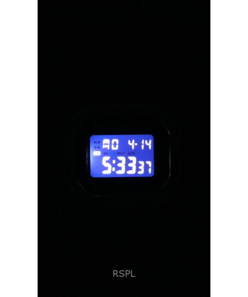 Casio G-Shock Digital Resin Strap Quartz GM-S5600U-1 200M Mens Watch