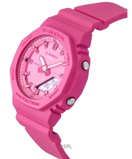 Casio G-Shock Analog Digital Bio-Based Resin Pink Dial Quartz GMA-P2100PP-4A 200M Womens Watch