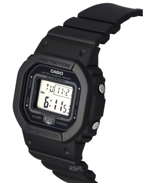 Casio G-Shock Digital Black Resin Strap Black Dial Quartz GMD-S5600BA-1 200M Women's Watch