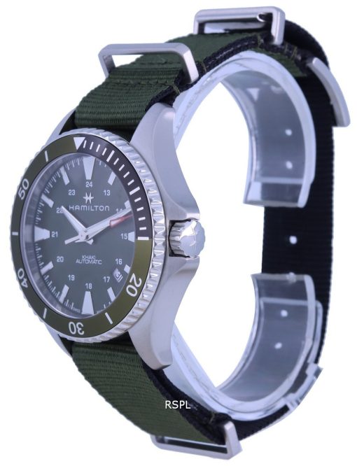 Hamilton Khaki Navy Scuba Green Dial Automatic H82375961 100M Mens Watch