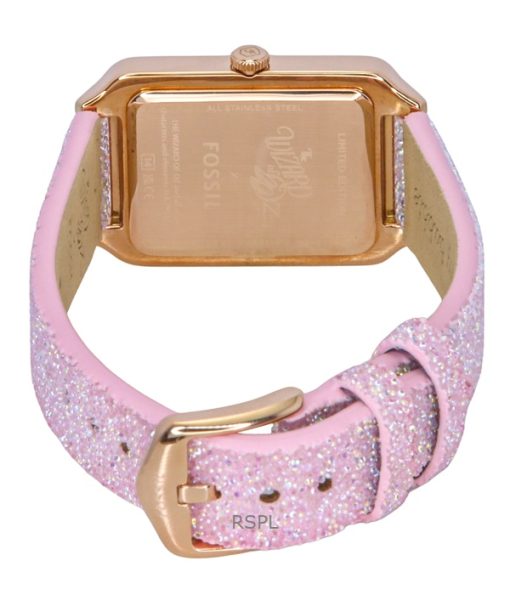 Fossil The Wizard of Oz Limited Edition Fabric Strap Silver Dial Quartz LE1199 Womens Watch