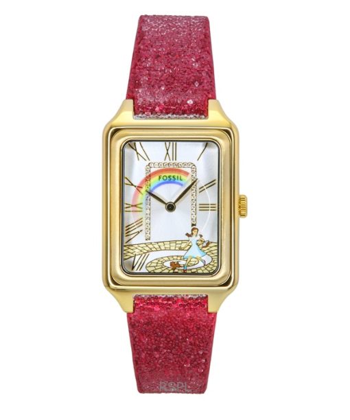 Fossil The Wizard Of Oz Limited Edition Fabric Strap Silver Dial Quartz LE1200 Womens Watch
