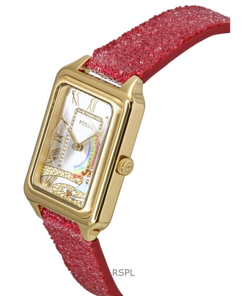 Fossil The Wizard Of Oz Limited Edition Fabric Strap Silver Dial Quartz LE1200 Womens Watch