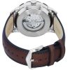 Fossil Townsman Leather Strap Open Heart Cream Dial Automatic ME3266 Mens Watch