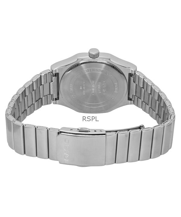 Casio Standard Analog Stainless Steel Silver Dial Quartz MTP-E735D-7AV Mens Watch