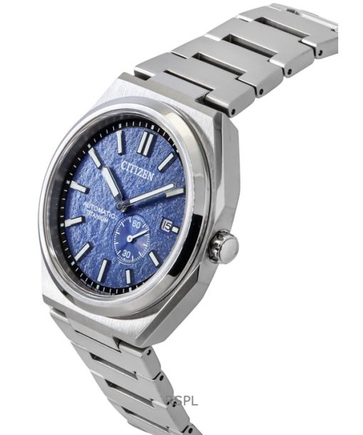 Citizen Zenshin Super Titanium Blue Dial Automatic NJ0180-80L 100M Mens Watch