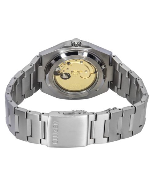 Citizen Zenshin Super Titanium Light Blue Dial Automatic NJ0180-80M 100M Mens Watch