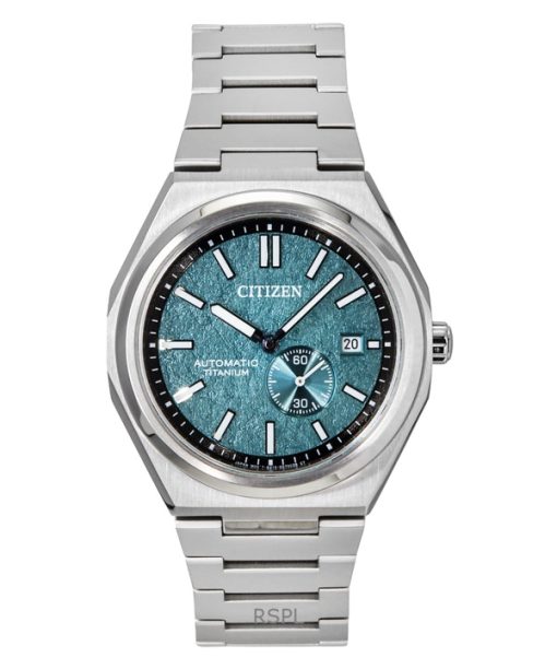 Citizen Zenshin Super Titanium Green Dial Automatic NJ0180-80X 100M Mens Watch