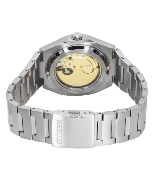 Citizen Zenshin Super Titanium Green Dial Automatic NJ0180-80X 100M Mens Watch