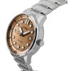 Citizen Stainless Steel Bronze Dial Automatic NJ0191-83X 100M Mens Watch