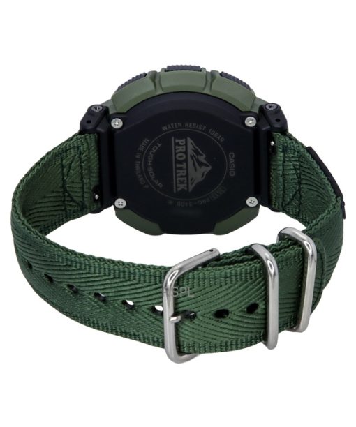 Casio Pro Trek Climber Line Digital Cloth Strap Solar PRG-340B-3 100M Mens Watch