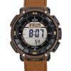 Casio Pro Trek Climber Line Digital Leather Strap Solar PRG-340L-5 100M Mens Watch
