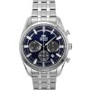Orient Contemporary Chronograph Stainless Steel Navy Blue Dial Quartz RA-TX0303L Mens Watch