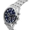 Orient Contemporary Chronograph Stainless Steel Navy Blue Dial Quartz RA-TX0303L Mens Watch