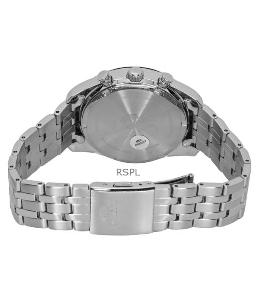 Orient Contemporary Chronograph Stainless Steel Navy Blue Dial Quartz RA-TX0303L Mens Watch
