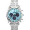 Orient Contemporary Chronograph Stainless Steel Sky Blue Dial Quartz RA-TX0304L Mens Watch