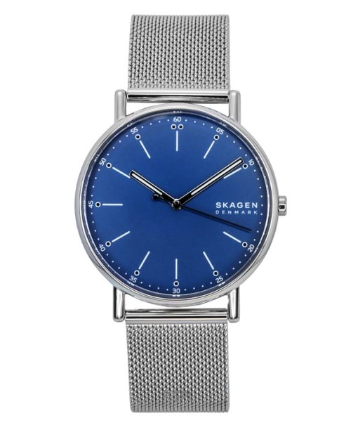 Skagen Signatur Stainless Steel Blue Dial Quartz SKW6904 Mens Watch