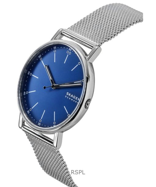 Skagen Signatur Stainless Steel Blue Dial Quartz SKW6904 Mens Watch