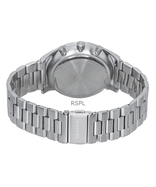 Skagen Holst Chronograph Stainless Steel Sunray Grey Dial Quartz SKW6926 Mens Watch