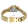 Seiko 5 Classic Gold Tone Stainless Steel Black Dial 21 Jewels Automatic SYMD96K1 Womens Watch