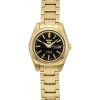 Seiko 5 Gold Tone Stainless Steel Black Dial 21 Jewels Automatic SYMK22K1 Womens Watch