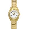 Seiko 5 Gold Tone Stainless Steel White Dial Automatic SYMK30K1 100M Womens Watch