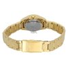 Seiko 5 Gold Tone Stainless Steel White Dial Automatic SYMK30K1 100M Womens Watch