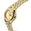 Seiko 5 Gold Tone Stainless Steel Gold Dial Automatic SYMK36K1 Womens Watch
