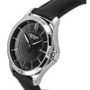 Victorinox Alliance Leather Strap Black Dial Quartz 241904 100M Mens Watch With Knife Set