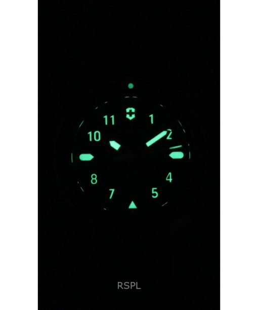 Victorinox Journey 1884 Rubber Strap Black Dial Quartz Divers 242014 200M Mens Watch