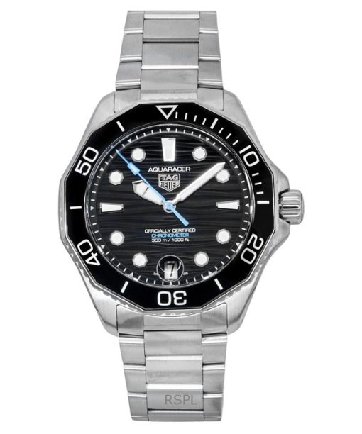 TAG Heuer Aquaracer Professional Stainless Steel Black Dial Automatic Divers WBP5110.BA0013 300M Mens Watch