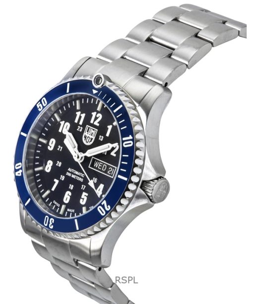 Luminox Sport Timer Stainless Steel Blue Dial Automatic Divers XS.0924 200M Mens Watch
