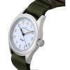 Hamilton Khaki Field Textile Strap White Dial Quartz H69401910 Unisex Watch