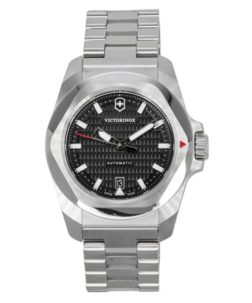 Victorinox I.N.O.X Stainless Steel Black Dial Automatic Diver's 242019 200M Men's Watch