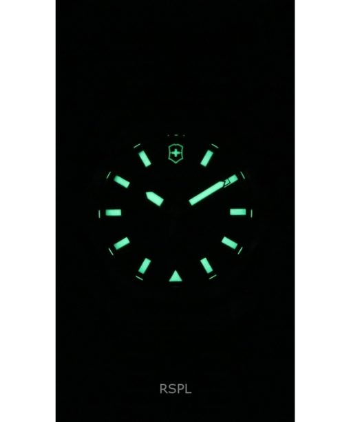 Victorinox I.N.O.X Stainless Steel Black Dial Automatic Diver's 242019 200M Men's Watch