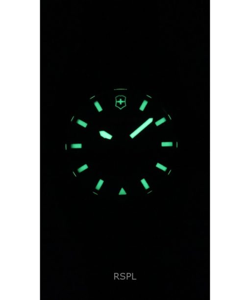 Victorinox I.N.O.X Rubber Strap Black Dial Automatic Diver's 242023-1 200M Men's Watch With Gift Set