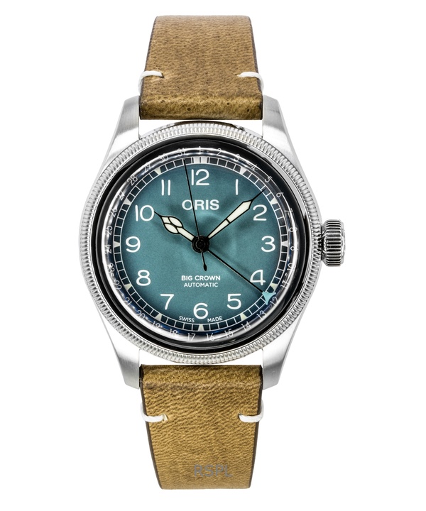 Oris Big Crown Volante Leather Strap Blue Dial Automatic 01-754-7779-4065-Set Men's Watch