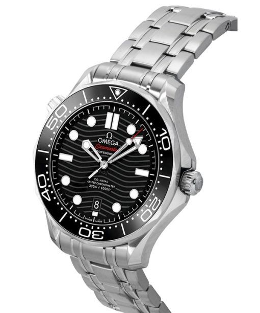 Omega Seamaster Stainless Steel Black Dial Automatic Diver's 210.30.42.20.01.001 300M Men's Watch