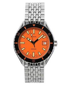 Doxa SUB 200 Professional Stainless Steel Orange Dial Automatic Diver's 799.10.351.10 200M Men's Watch With Extra Strap
