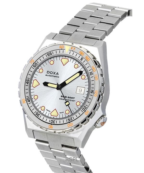 Doxa SUB 600T Professional Orange Dial Automatic Diver's 862.10.351.10 600M Men's Watch With Extra Straps