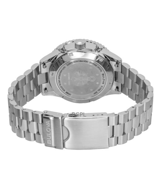 Bulova Marine Star Heritage Special Edition Chronograph Black Dial Quartz Diver's 98B451 200M Men's Watch