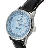 Breitling Navitimer Leather Strap Ice Blue Dial Automatic A17329171C1P1 Men's Watch