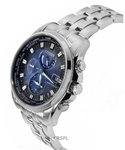 Citizen Eco-Drive Radio-Controlled Stainless Steel Blue Dial Diver's AT9031-52L 200M Men's Watch