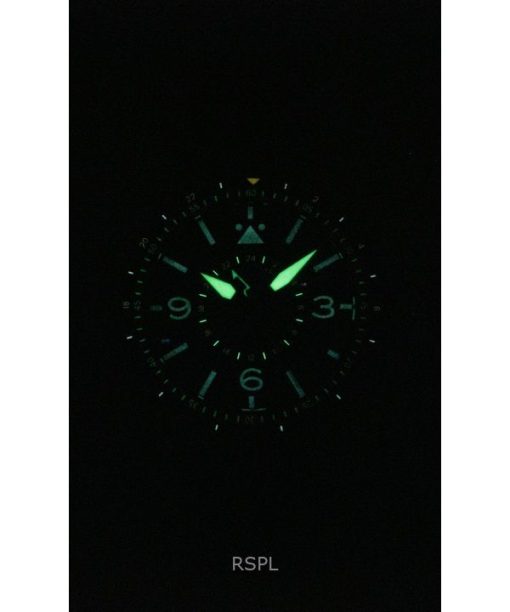 AVI-8 Flyboy Airmaster GMT Cockpit Blue Leather Strap Blue Dial Automatic AV-4128-04 Men's Watch