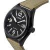 Citizen Eco-Drive Green Nylon Strap Black Dial AW1575-08E 100M Men's Watch
