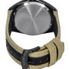 Citizen Eco-Drive Green Nylon Strap Black Dial AW1575-08E 100M Men's Watch