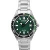 Citizen Eco-Drive Stainless Steel Green Dial AW1828-80X 100M Unisex Watch